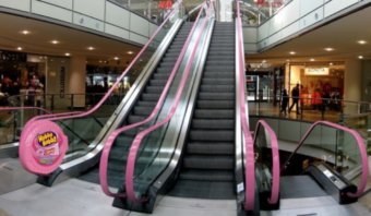 Publicidad en escaleras