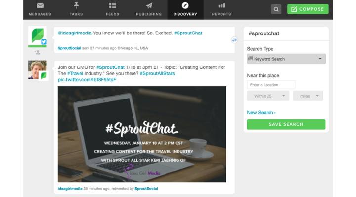 seguimiento de hashtags