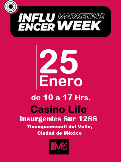 Influencer marketing week en MÃ©xico segunda ediciÃ³n