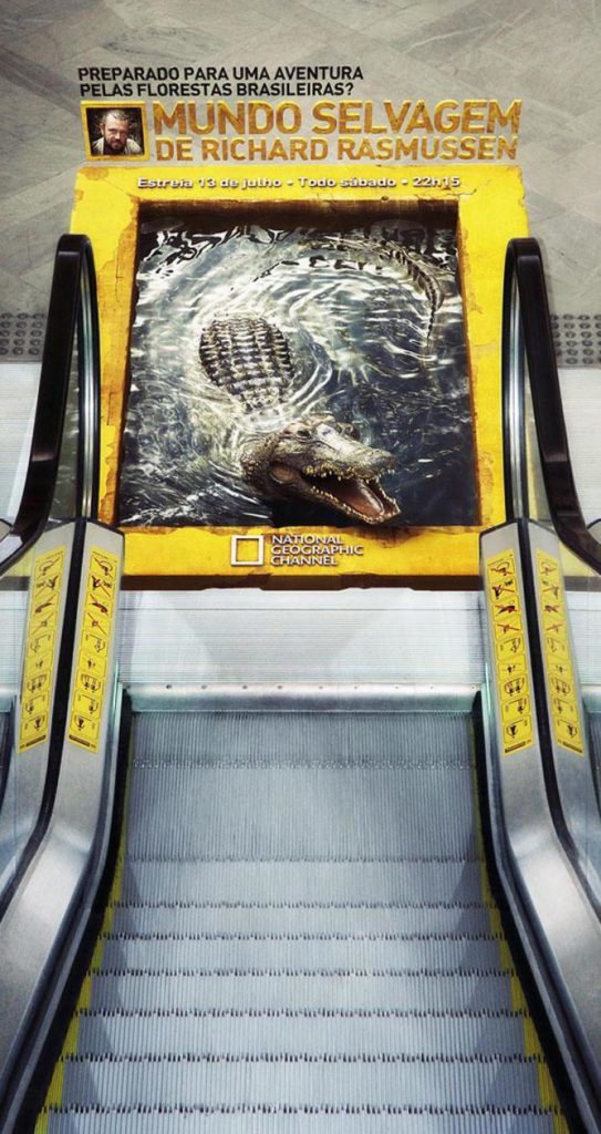 Publicidad en escaleras