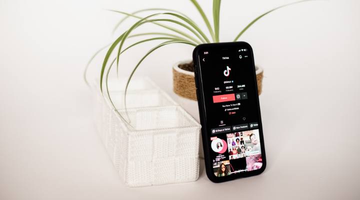 Celular donde muestra una app abierta como contenido efímero