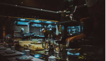 Dark kitchen