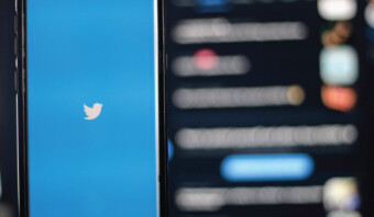 palomita azul en Twitter