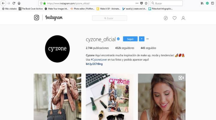 En instagram