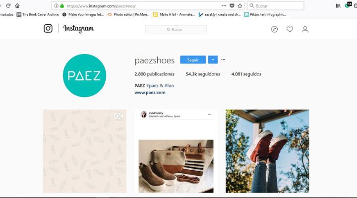 En instagram